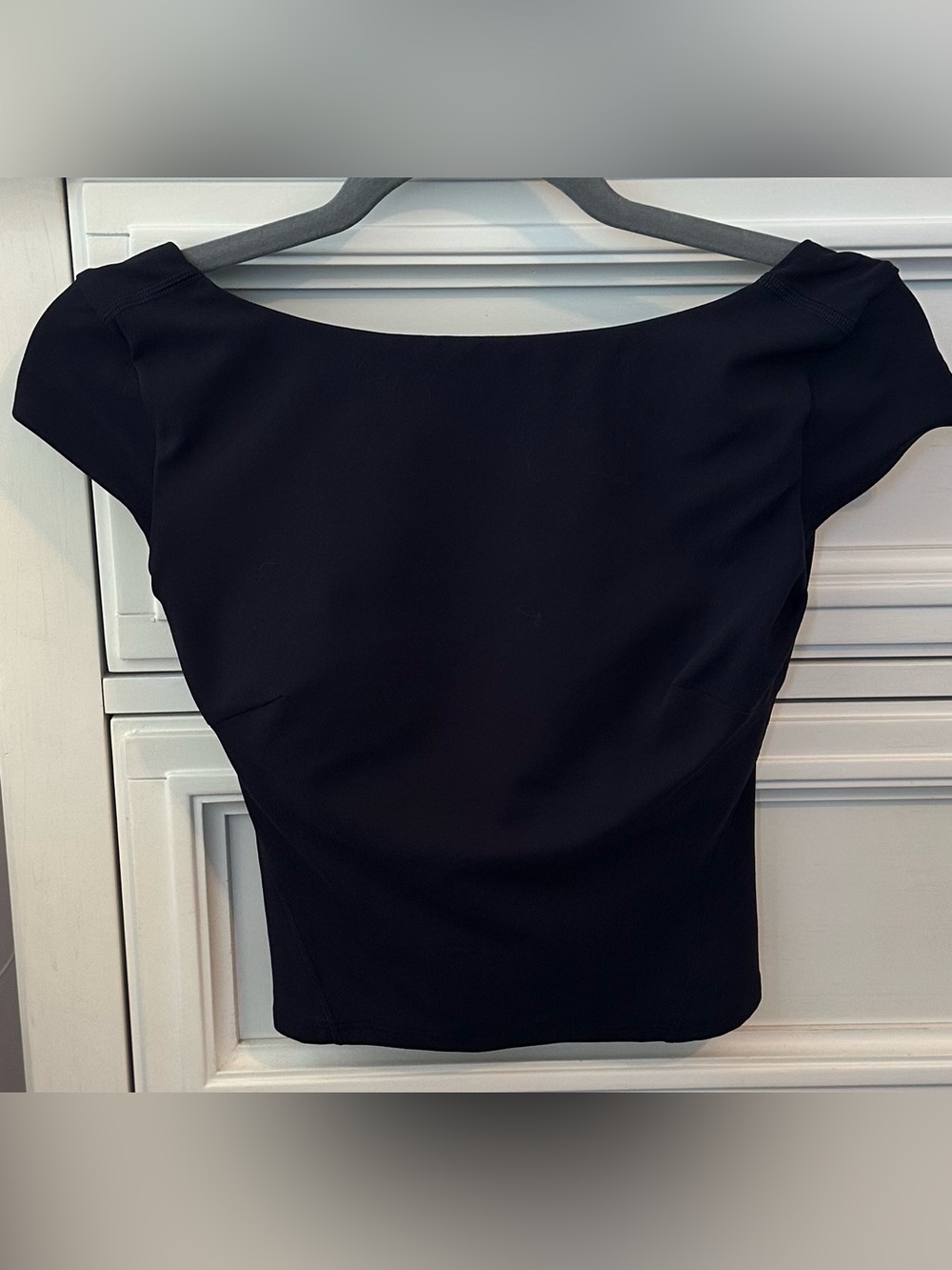 lululemon Align Scoop-Back Short-Sleeve Shirt Midnight Blue Small